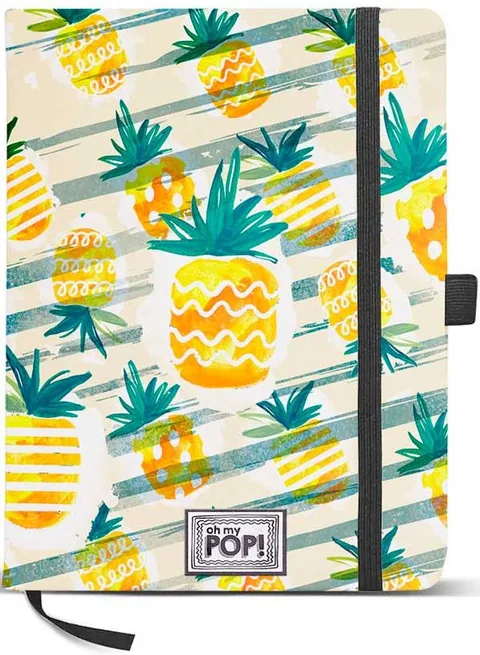 Carnetel cu Elastic Karactermania OMP! Ananas