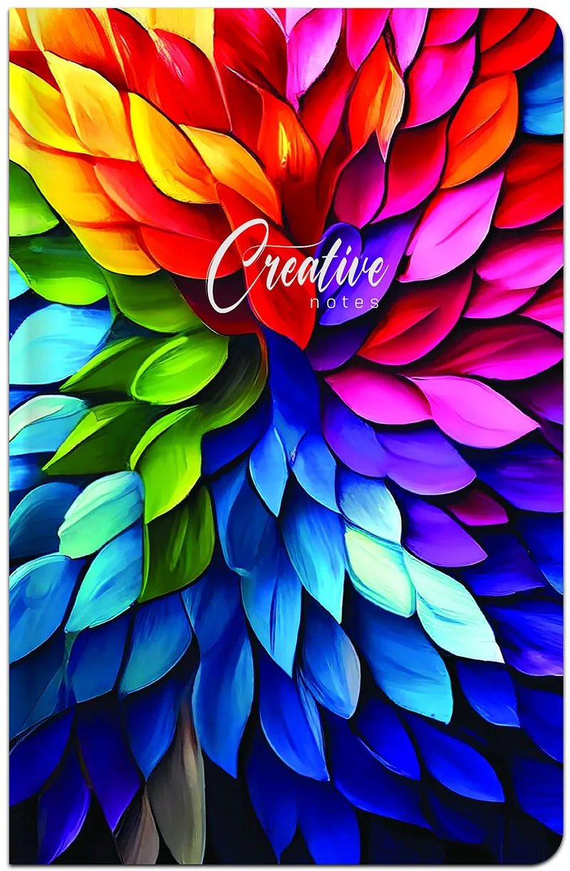 Carnețel Lastva Creative A6 96 File Rânduri Late Copertă Tare Sortiment