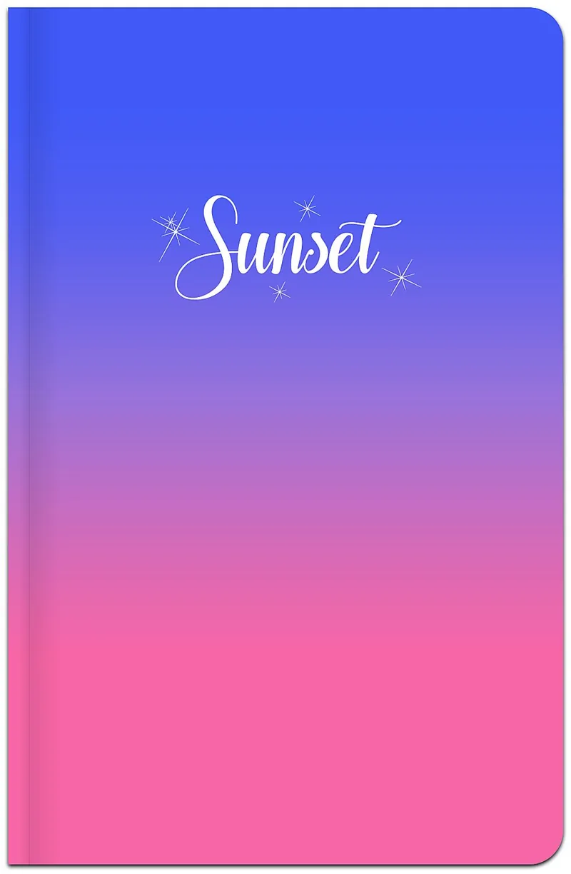 Carnețel Lastva Sunset A6 96 Coli Rânduri Late