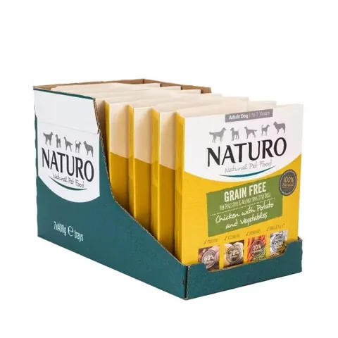 Hrana Umeda pentru Caini Naturo Adult Grain Free Pui Cartofi si Legume 400g