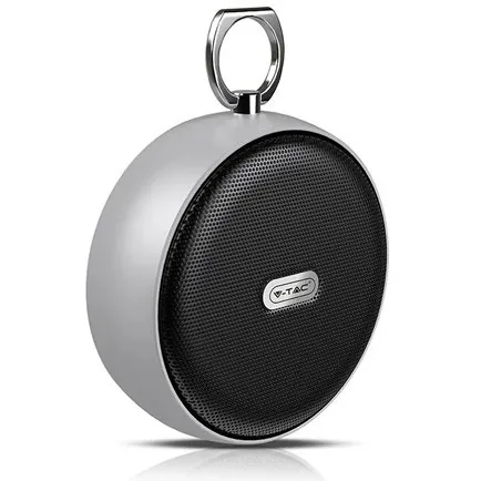 Boxa Bluetooth Portabila Mini V-TAC 4W Gri
