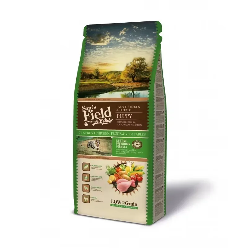 Hrana Uscata Caini Sam's Field Fresh Chicken & Potato Puppy 13kg