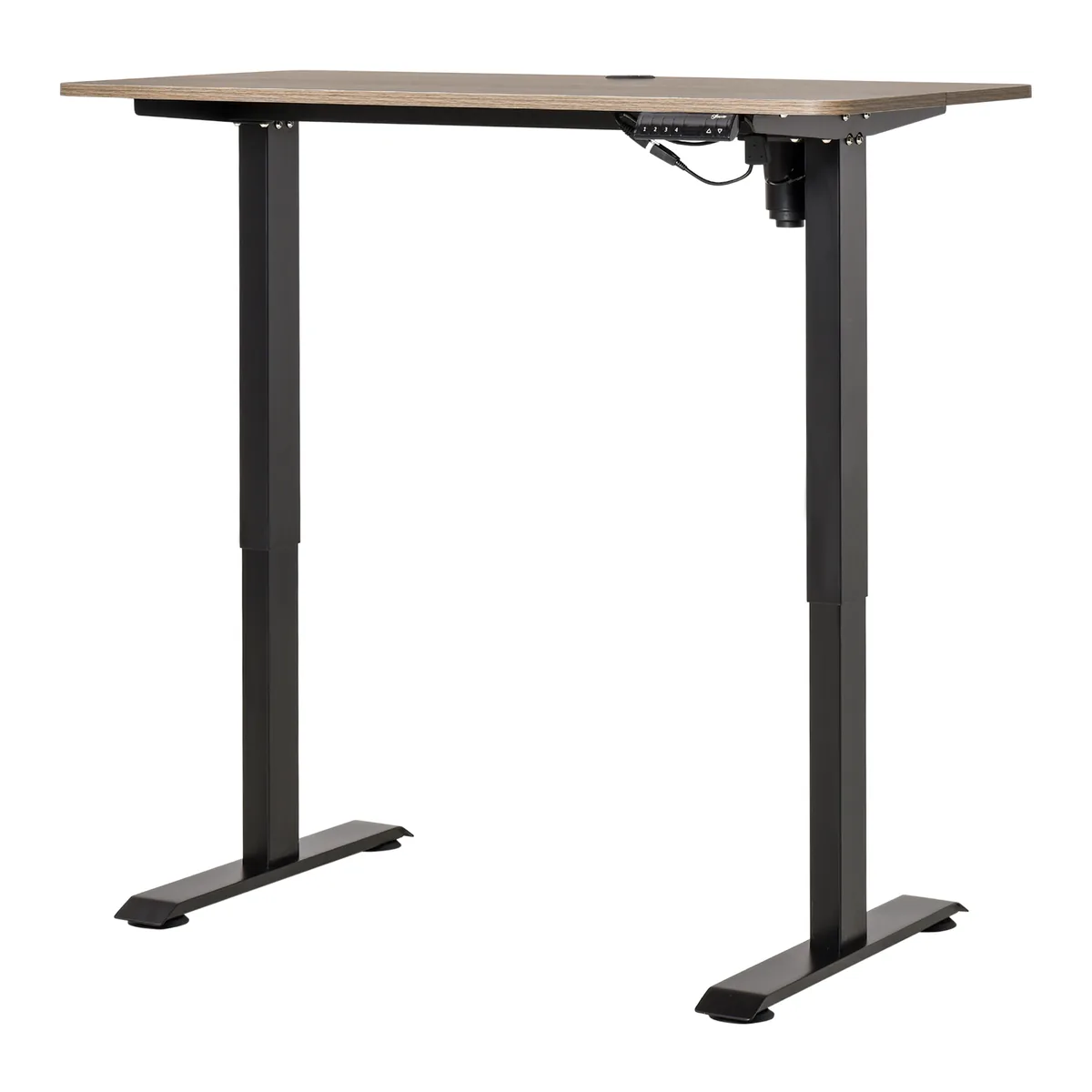 Birou Reglabil Vinsetto 4 Nivele Înălțime Anti-Coliziune 120x60x72-116cm Negru