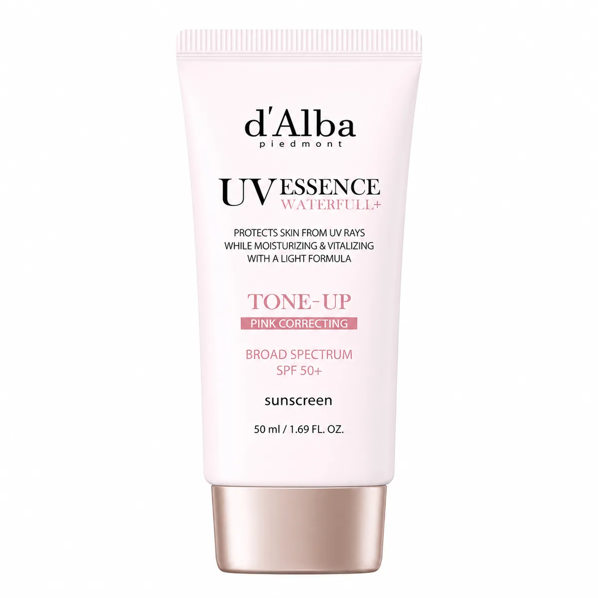 Cremă de Protecție Solară d'Alba Waterfull Tone-up Sunscreen Pink Correcting 50ml