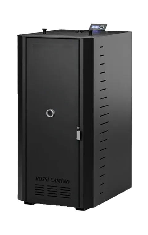 Centrala Termica pe Peleti Fornello Rossi B Black 25kW Pompa Circulatie Vas Expansiune Ecodesign A+