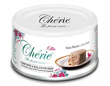 Mousse pentru Pisoi Cherie cu Ton 80g
