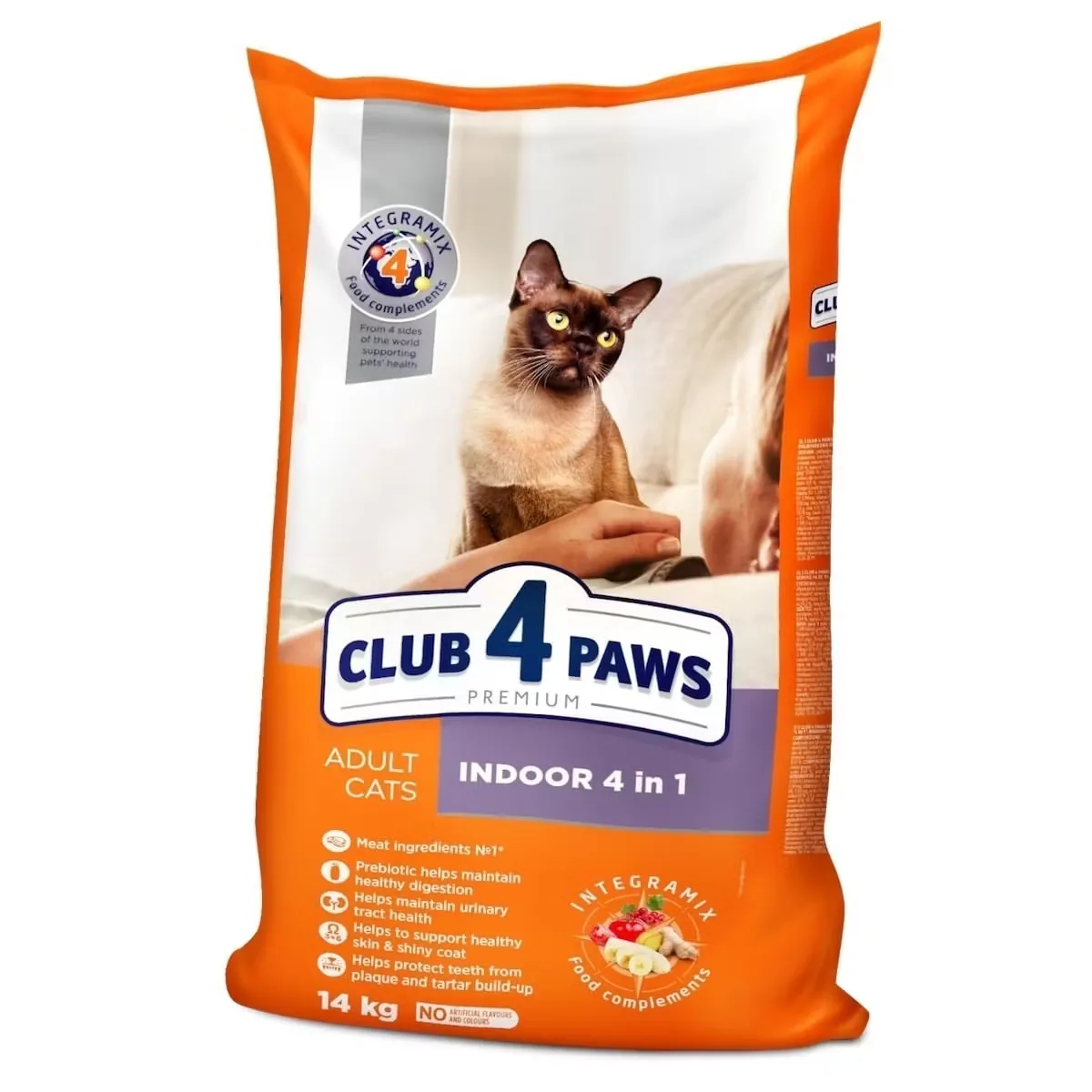 Hrana Uscata pentru Pisici Club 4 Paws Cat Indoor Pui 14kg