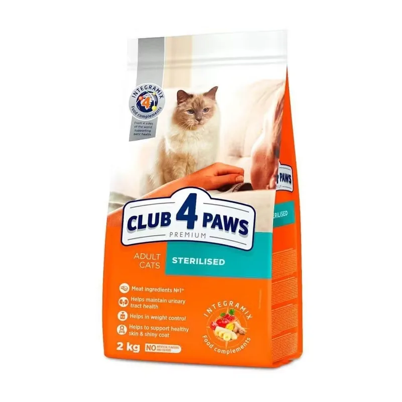 Hrana Uscata pentru Pisici Club 4 Paws Sterilised Pui 2kg
