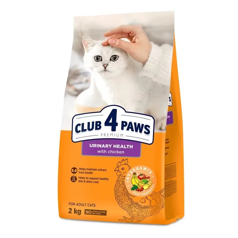 Hrana Uscata pentru Pisici Club 4 Paws Cat Urinary Pui 2kg
