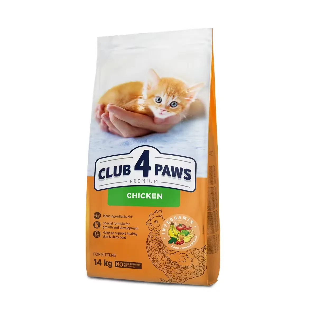 Hrana Uscata pentru Pisici Club 4 Paws Kitten Pui 14kg