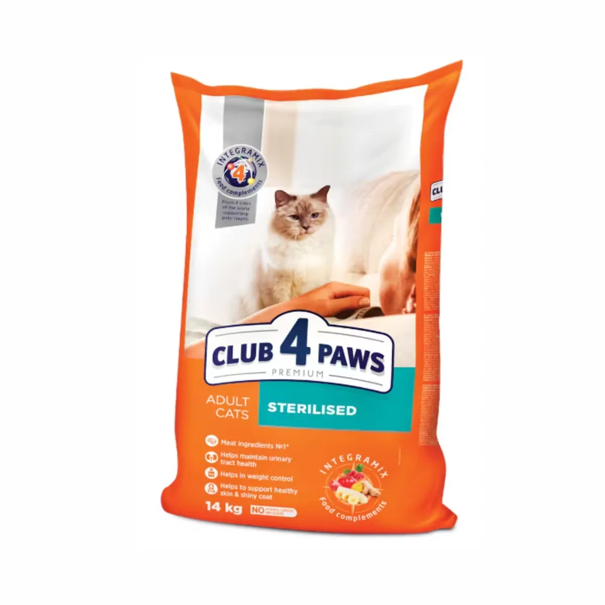 Hrana Uscata pentru Pisici Club 4 Paws Sterilised 14kg Pui