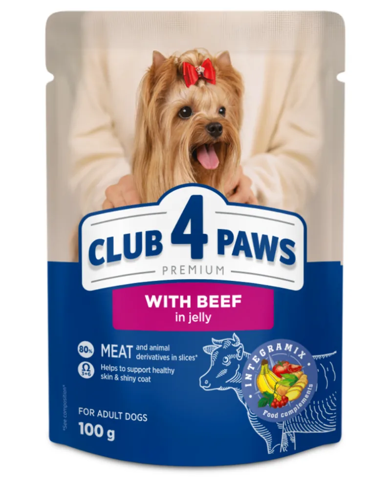 Hrana Umeda pentru Caini Club 4 Paws Vita 100g Plic