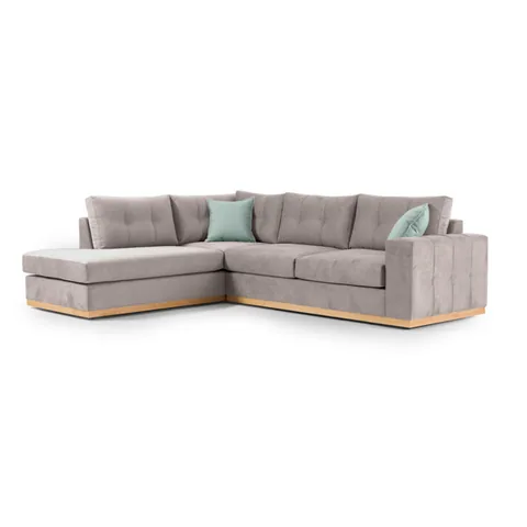 Coltar Dreapta Boston Elephant Ciel 280x225x95cm - imagine 2