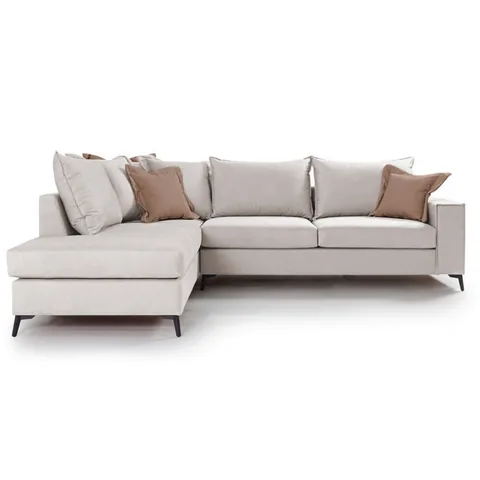 Coltar Dreapta Pako World Boston Crem Mocha 290x235x95cm - imagine 3
