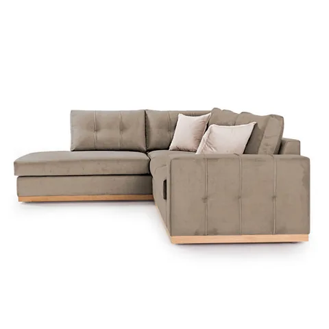 Coltar Dreapta Pako World Boston Mocha Crem Natural 280x225x95cm - imagine 4