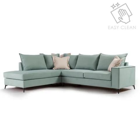 Coltar Dreapta Romantic Ciel Negru 290x235x95cm - imagine 2