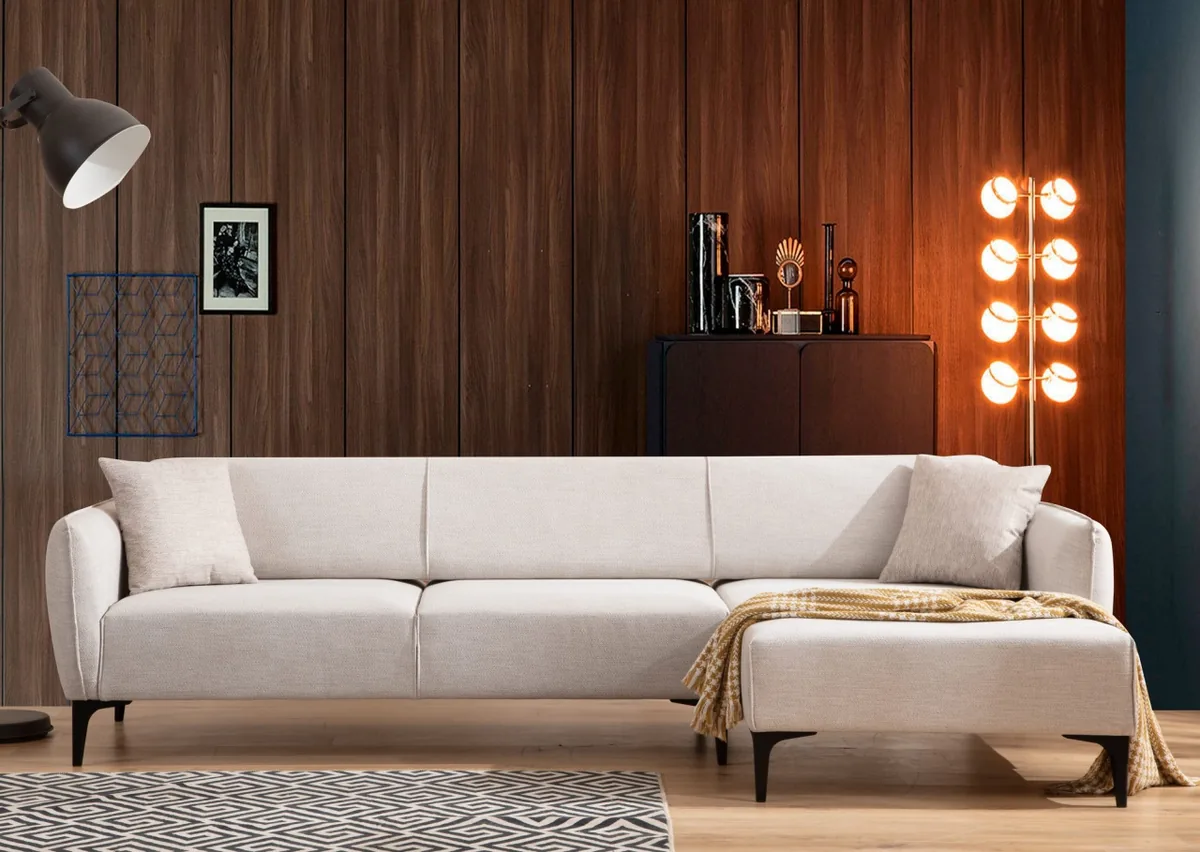 Coltar Dreapta Salvador Belissimo Bej 270x140x67cm - imagine 2