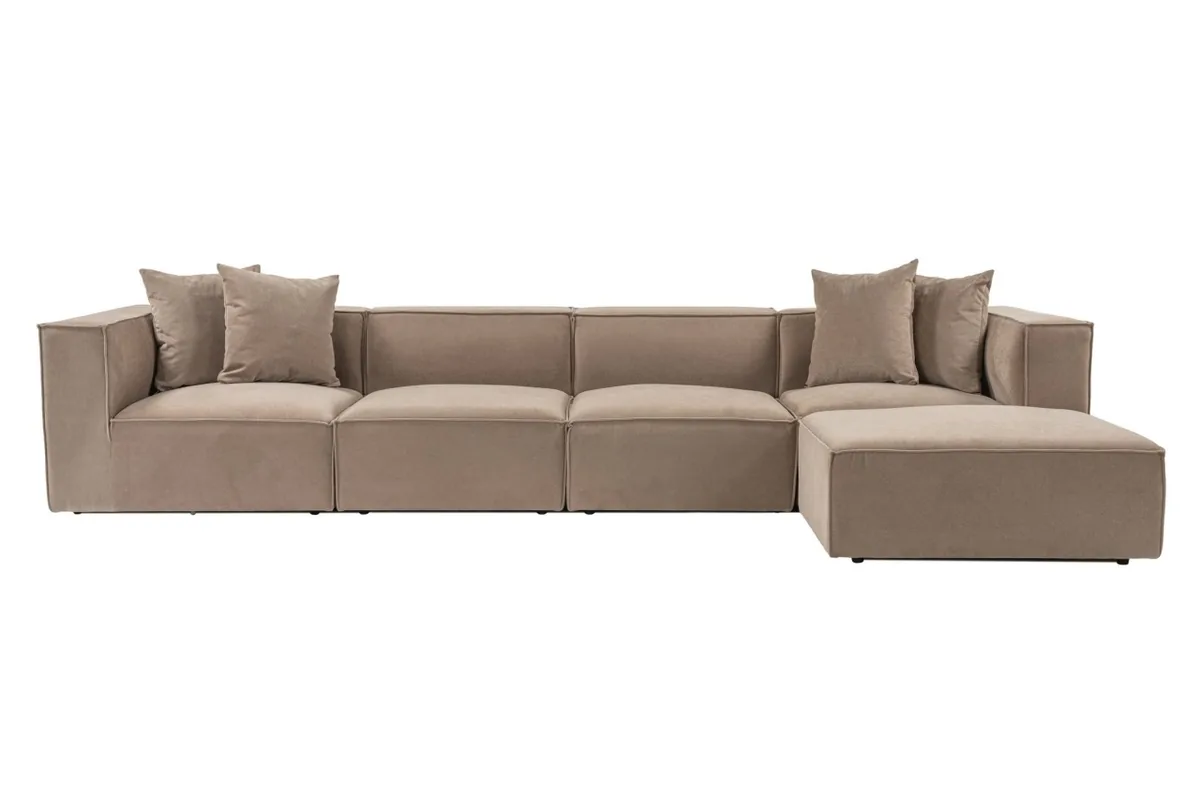 Coltar Dreapta Salvador Cappuccino 430x75x102cm - imagine 3