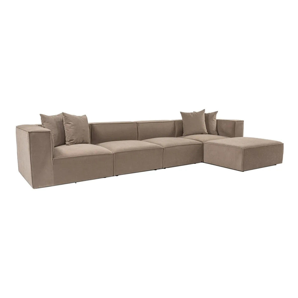 Coltar Dreapta Salvador Cappuccino 430x75x102cm - imagine 4