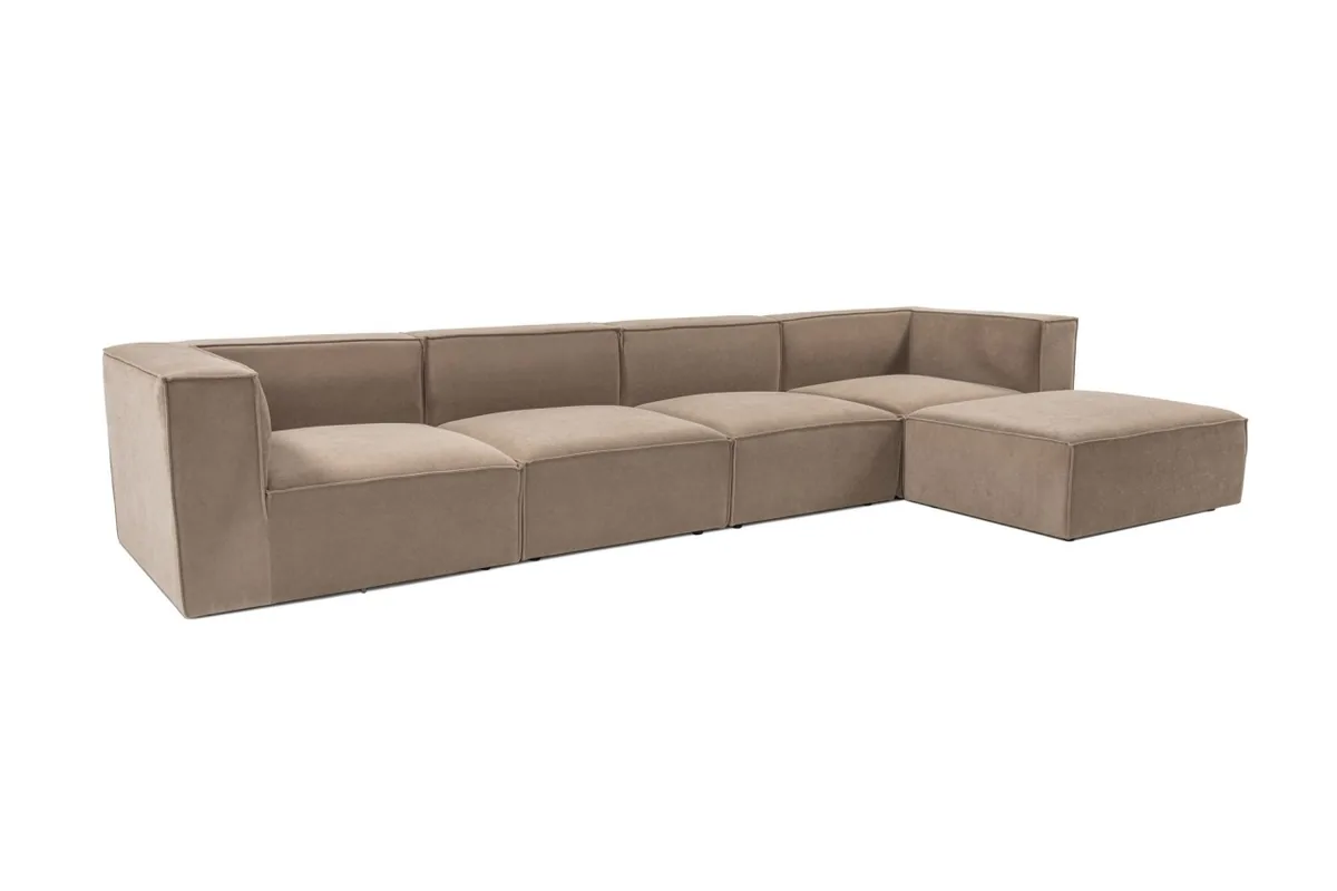 Coltar Dreapta Salvador Cappuccino 430x75x102cm - imagine 7