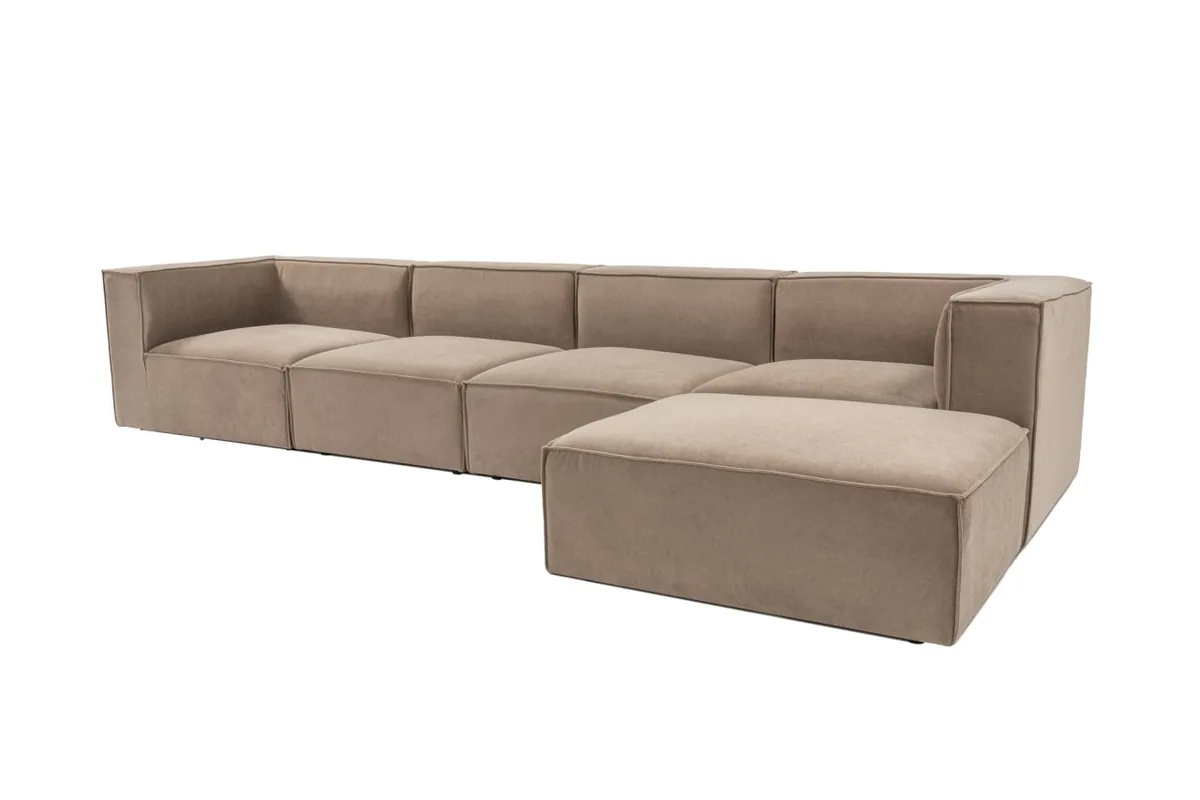 Coltar Dreapta Salvador Cappuccino 430x75x102cm - imagine 8