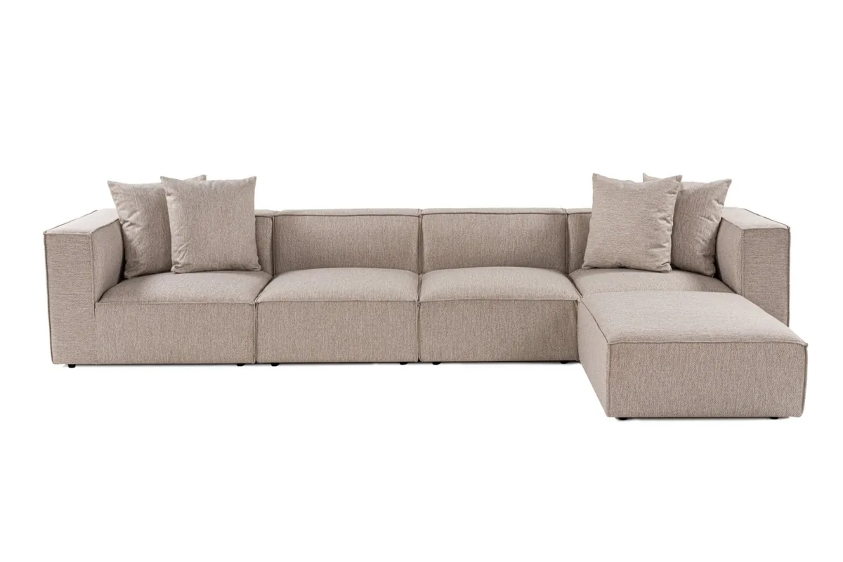 Coltar Dreapta Salvador Sora Bej 430x75x102cm - imagine 3