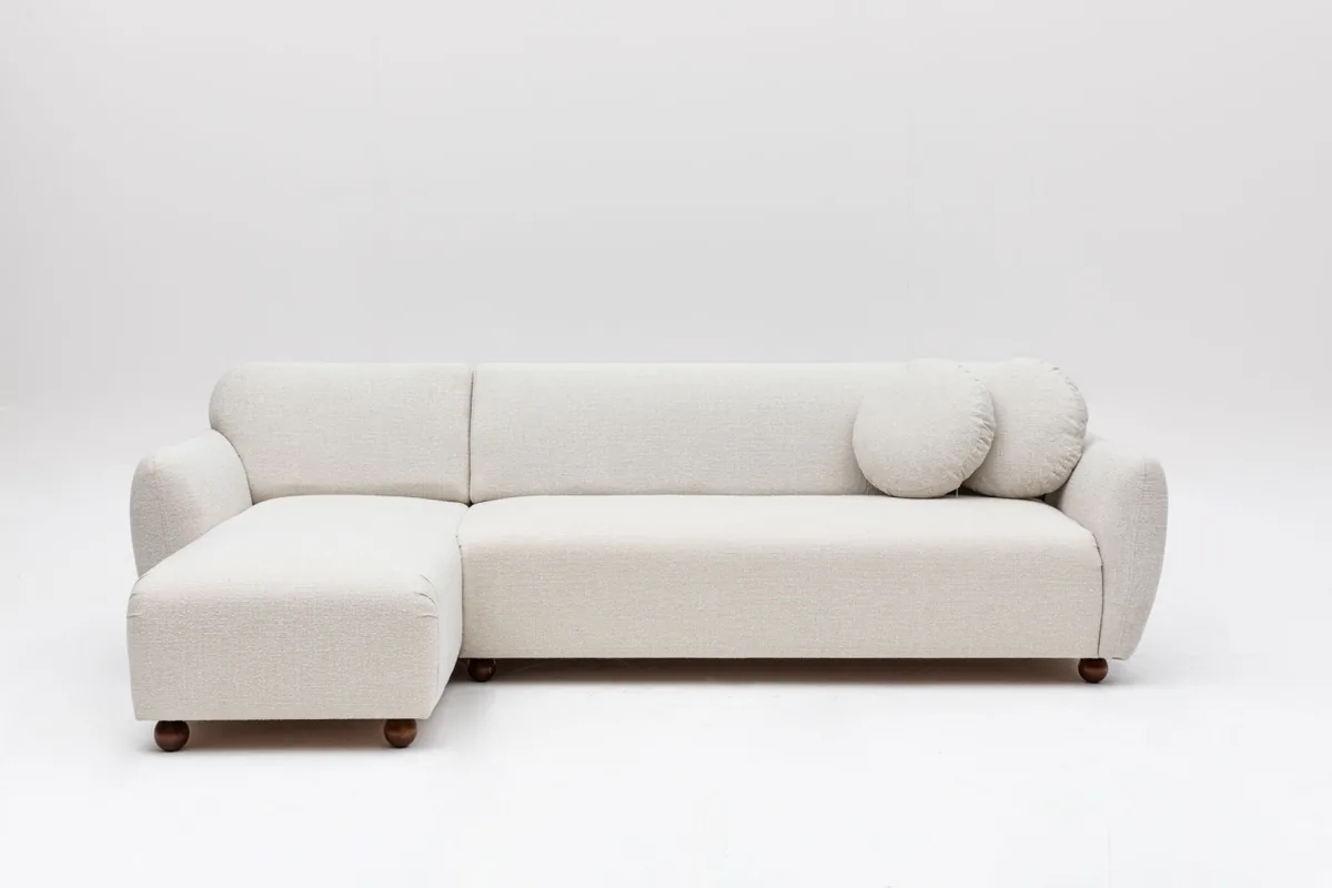Coltar Eddy Alb 273x162x86cm Salvador - imagine 6