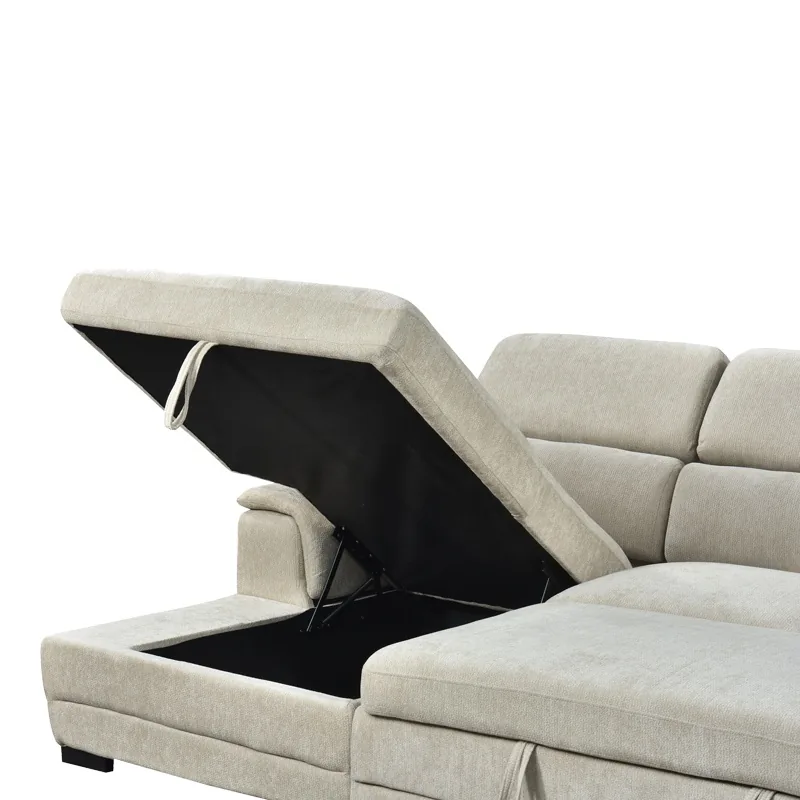 Coltar Extensibil Dreamora Alb Stanga 270cm - imagine 7