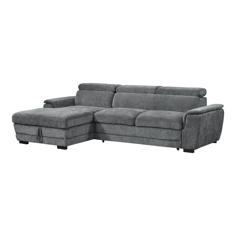 Coltar Extensibil Dreamora Antracit 167x270x82cm Stanga - imagine 2