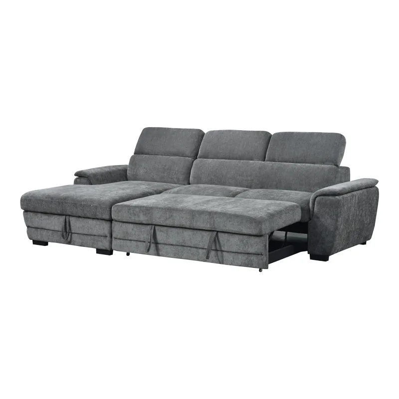 Coltar Extensibil Dreamora Antracit 167x270x82cm Stanga - imagine 3