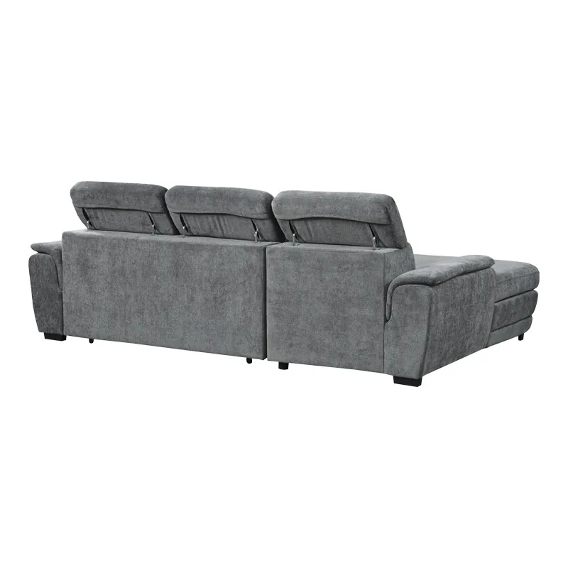 Coltar Extensibil Dreamora Antracit 167x270x82cm Stanga - imagine 6