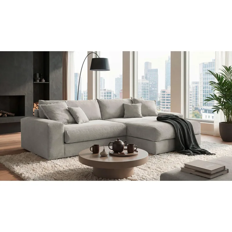 Coltar Extensibil P&B Textil Bej