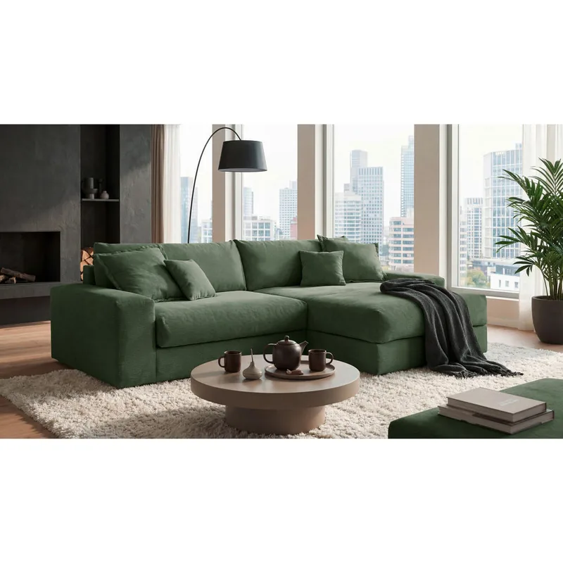 Coltar Extensibil P&B Textil Verde xxxlutz.ro_002220024205