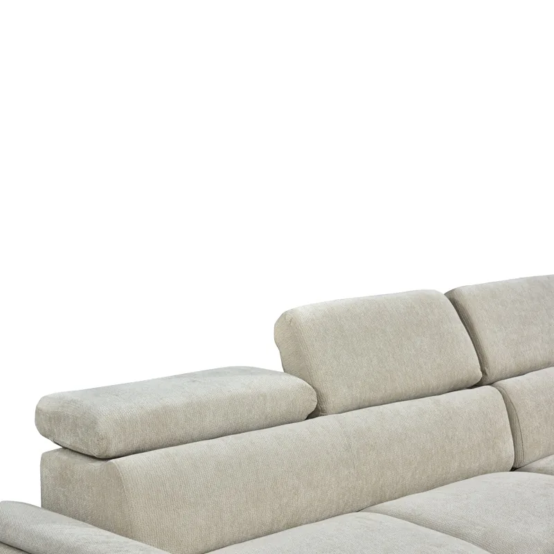 Coltar Extensibil pe Dreapta Pako World Dreamora Bej 167x270x82cm - imagine 8