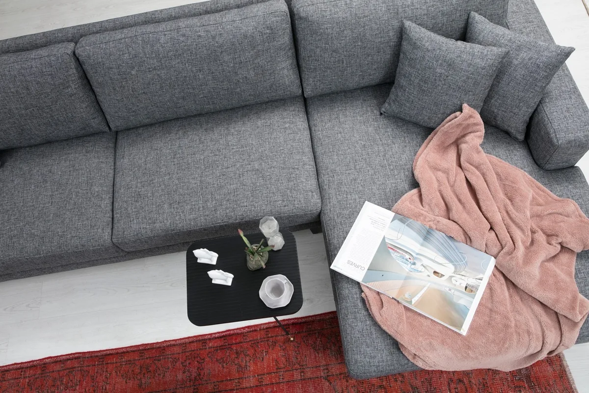 Coltar Extensibil Salvador Nordic Gri Inchis - imagine 4