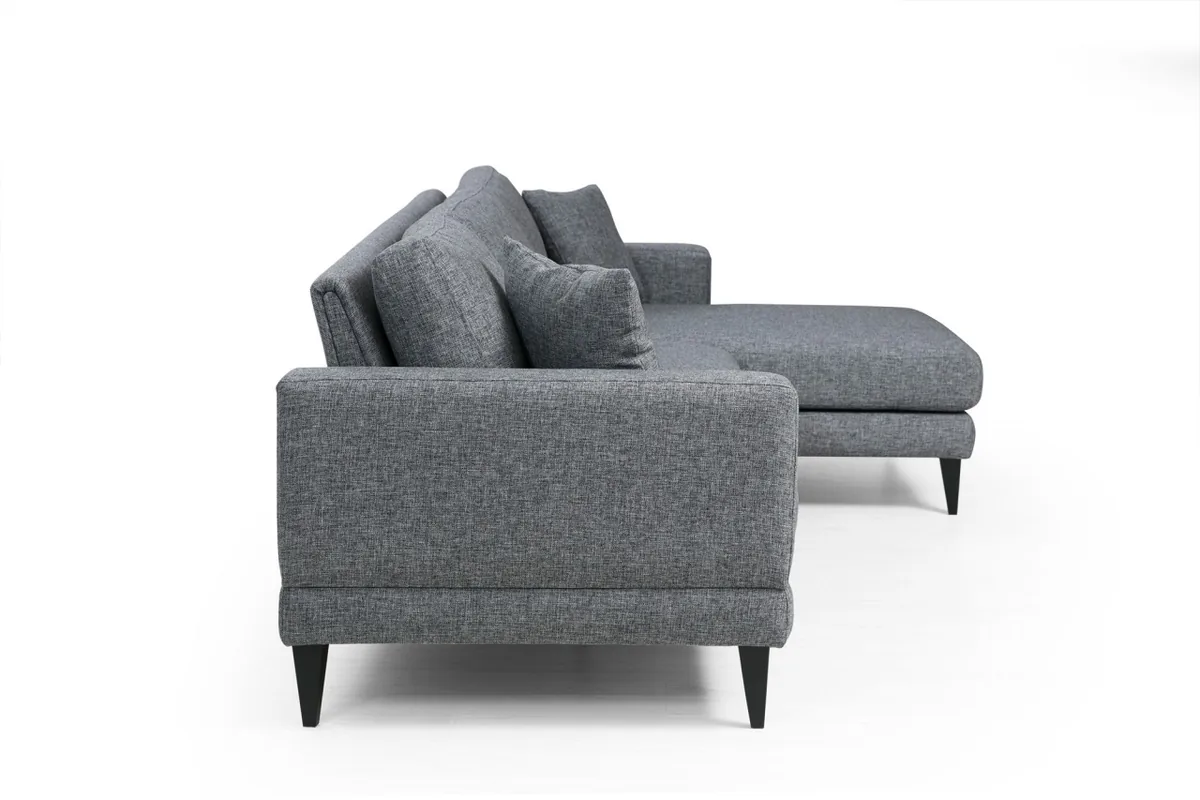 Coltar Extensibil Salvador Nordic Gri Inchis - imagine 10