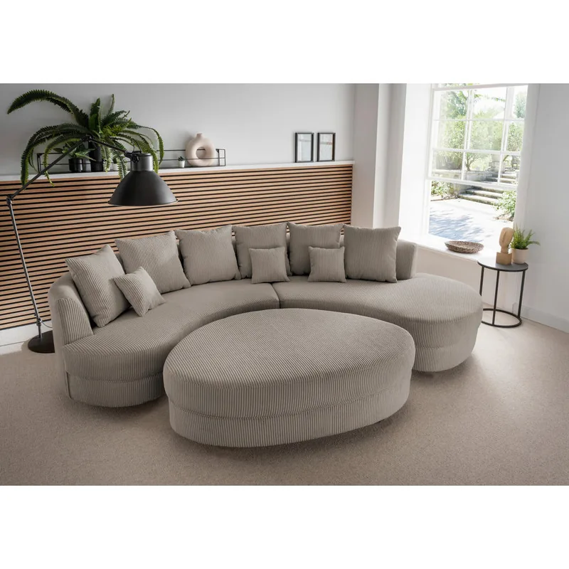 Coltar Livetastic Textil Gri-Maro 4 Locuri xxxlutz.ro_002310000539