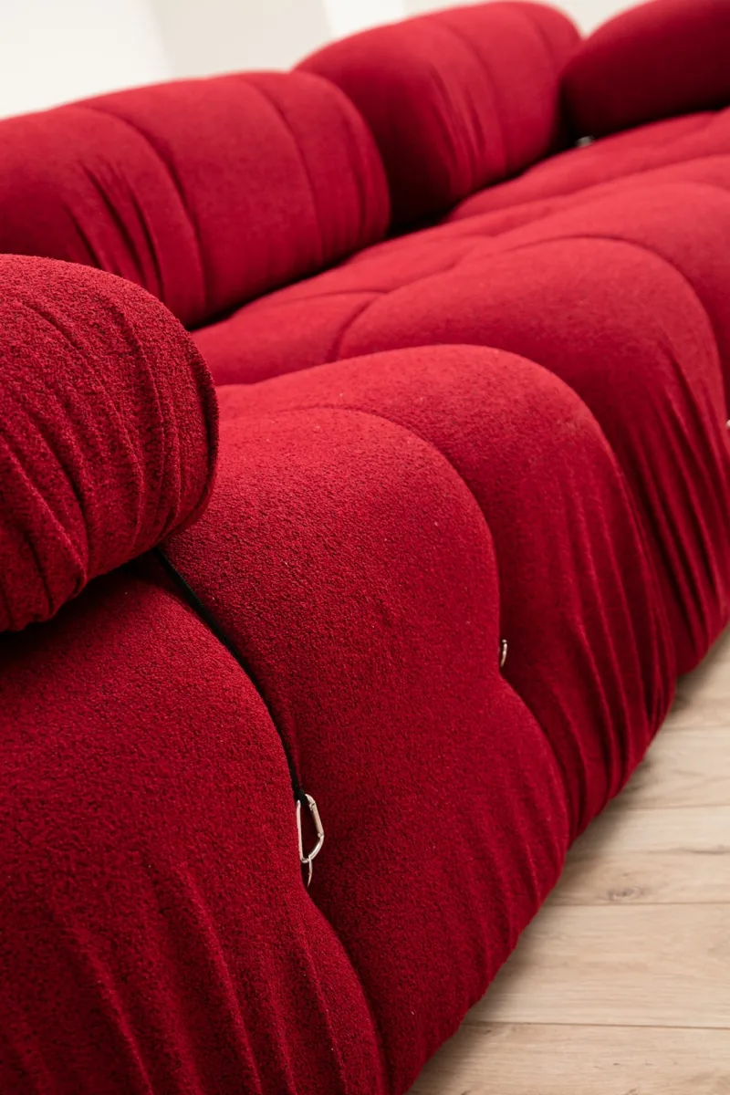 Coltar Modular Bubble Rosu 288x190x75 cm - imagine 5