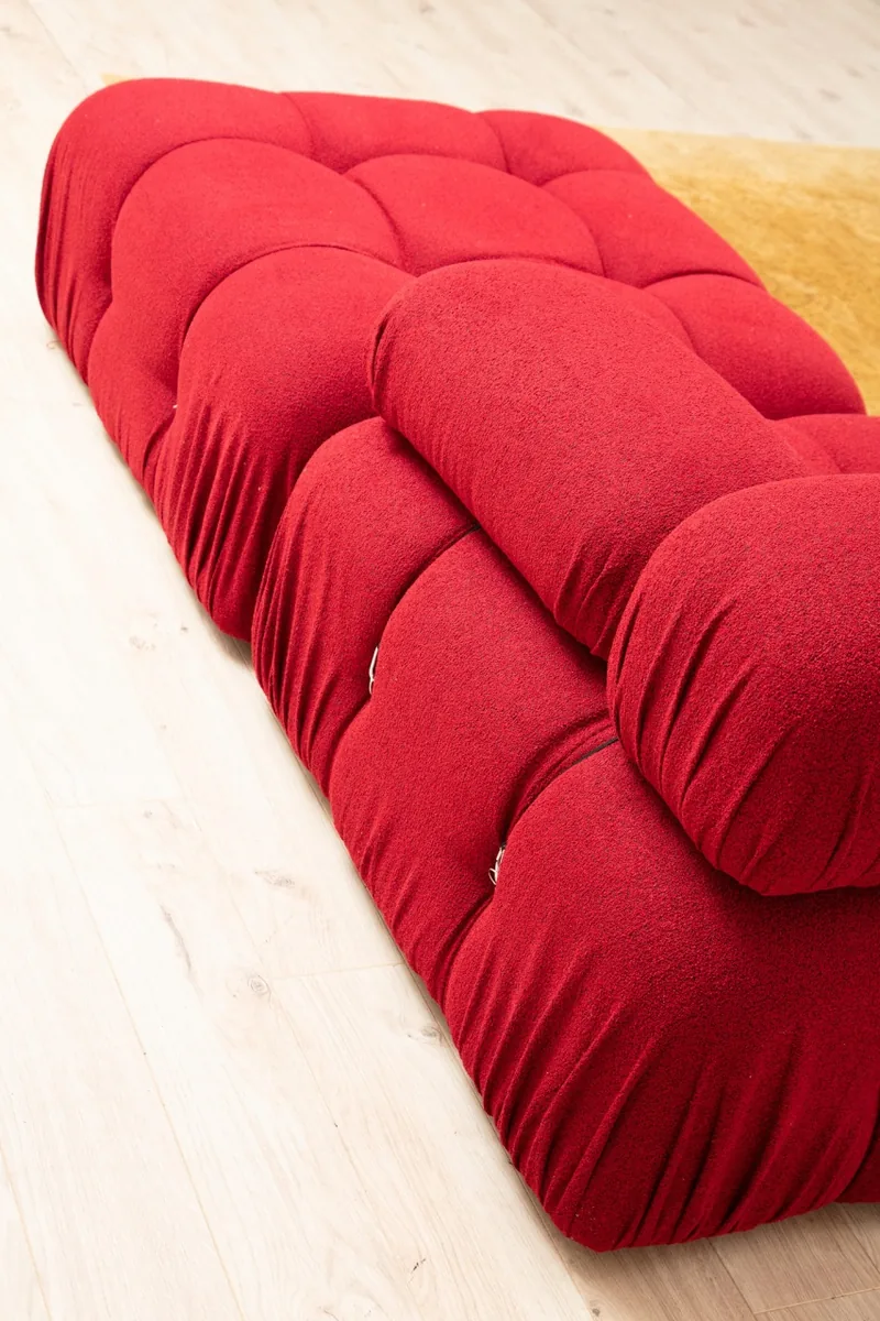 Coltar Modular Bubble Rosu 288x190x75 cm - imagine 6