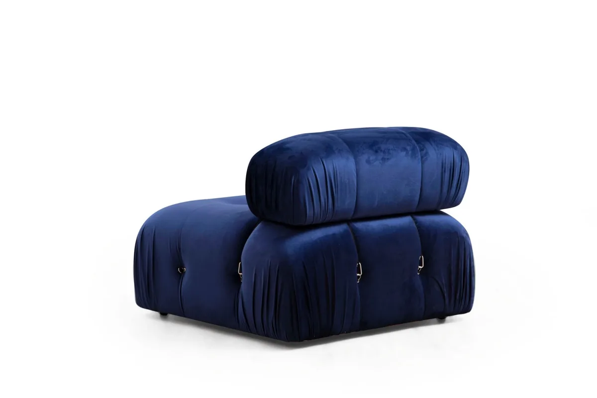 Coltar Modular Salvador Bubble Albastru 288x190x95cm - imagine 4