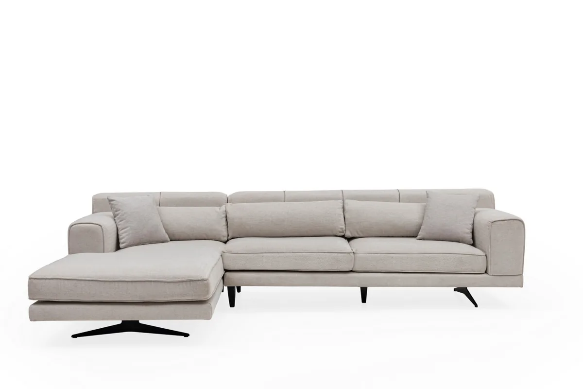 Coltar Modular Salvador Jivago Bej 198x308x78cm - imagine 6