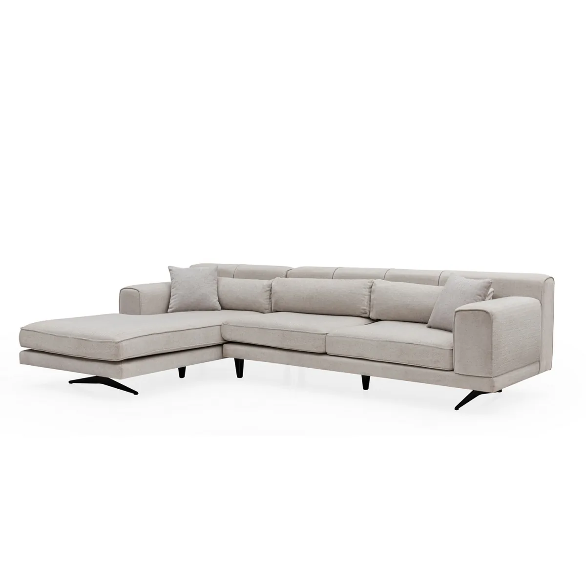 Coltar Modular Salvador Jivago Bej 198x308x78cm - imagine 7