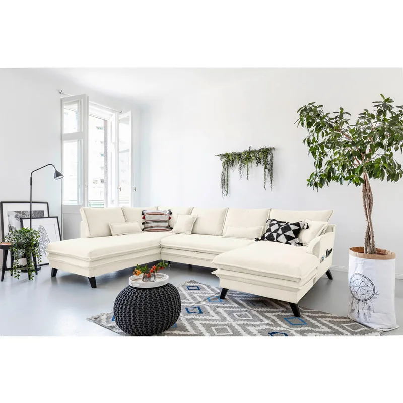 Coltar P & B Extensibil Textil Bej