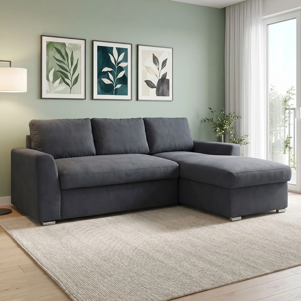 Coltar Pako World Antracit 236x164x88cm