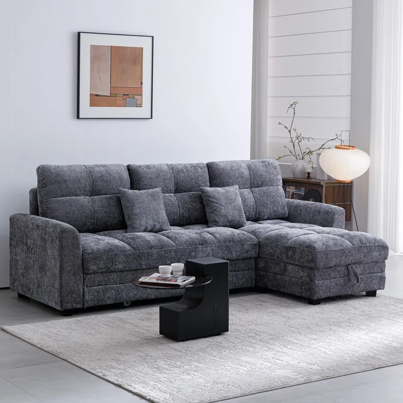 Coltar Pako World Comfie Antracit 260x156x98cm - imagine 2
