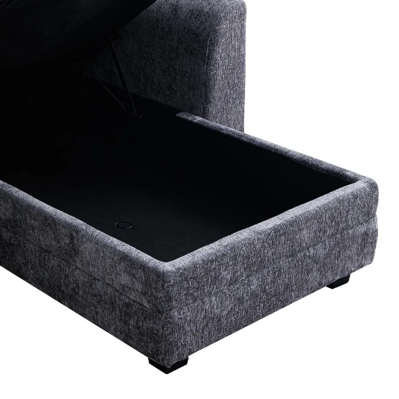 Coltar Pako World Comfie Antracit 260x156x98cm - imagine 8