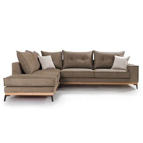Coltar Pako World Luxury II Mocha - Crem - Negru 290x235x90cm - imagine 3