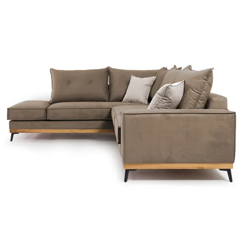 Coltar Pako World Luxury II Mocha - Crem - Negru 290x235x90cm - imagine 4