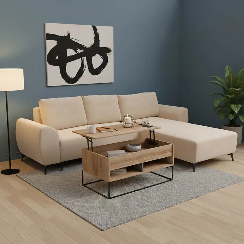 Coltar Pako World Settee Bej 286x204x93cm - imagine 2