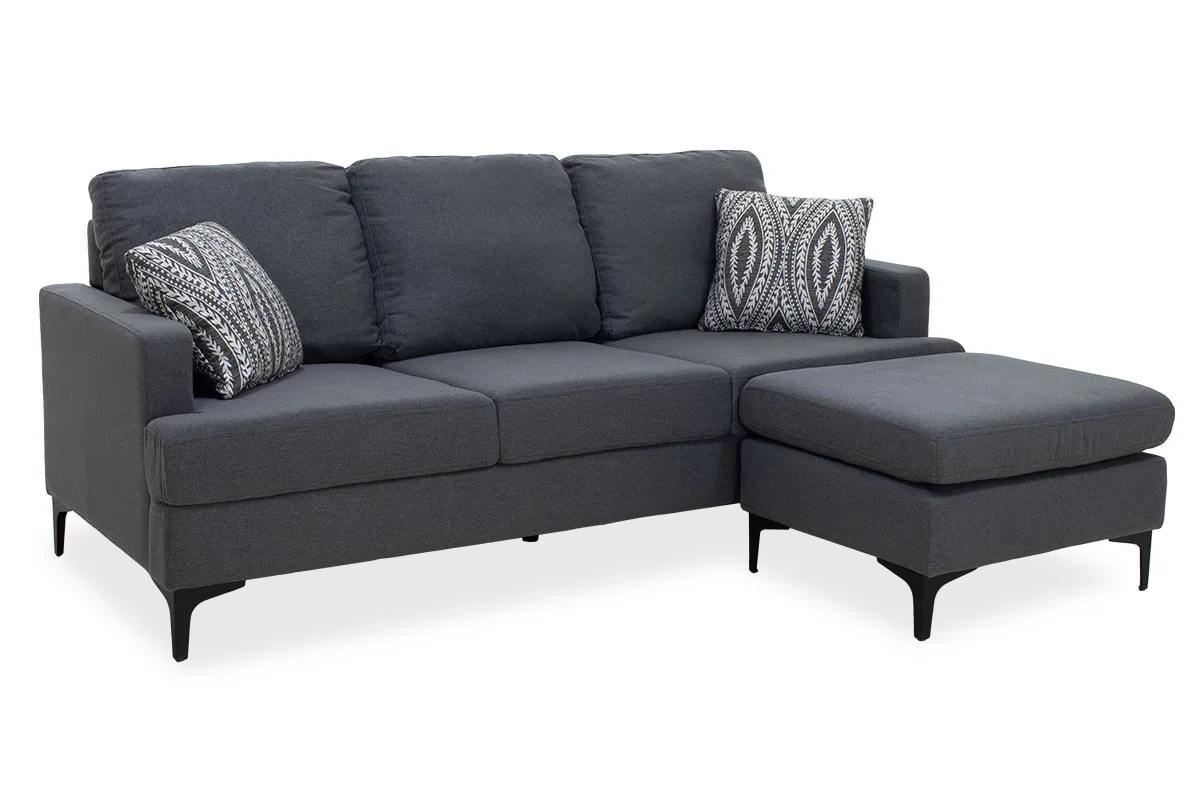 Coltar Pako World Slim Gri Inchis 185x140x70cm